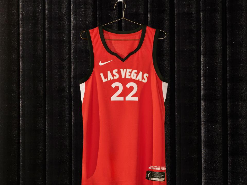 Las Vegas Aces Explorer Edition jerseys