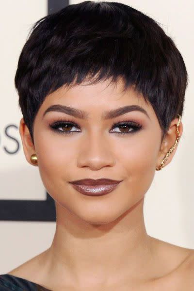 <p>Oh Zendaya how we love you. Wig or no, girl can work a crop.</p>