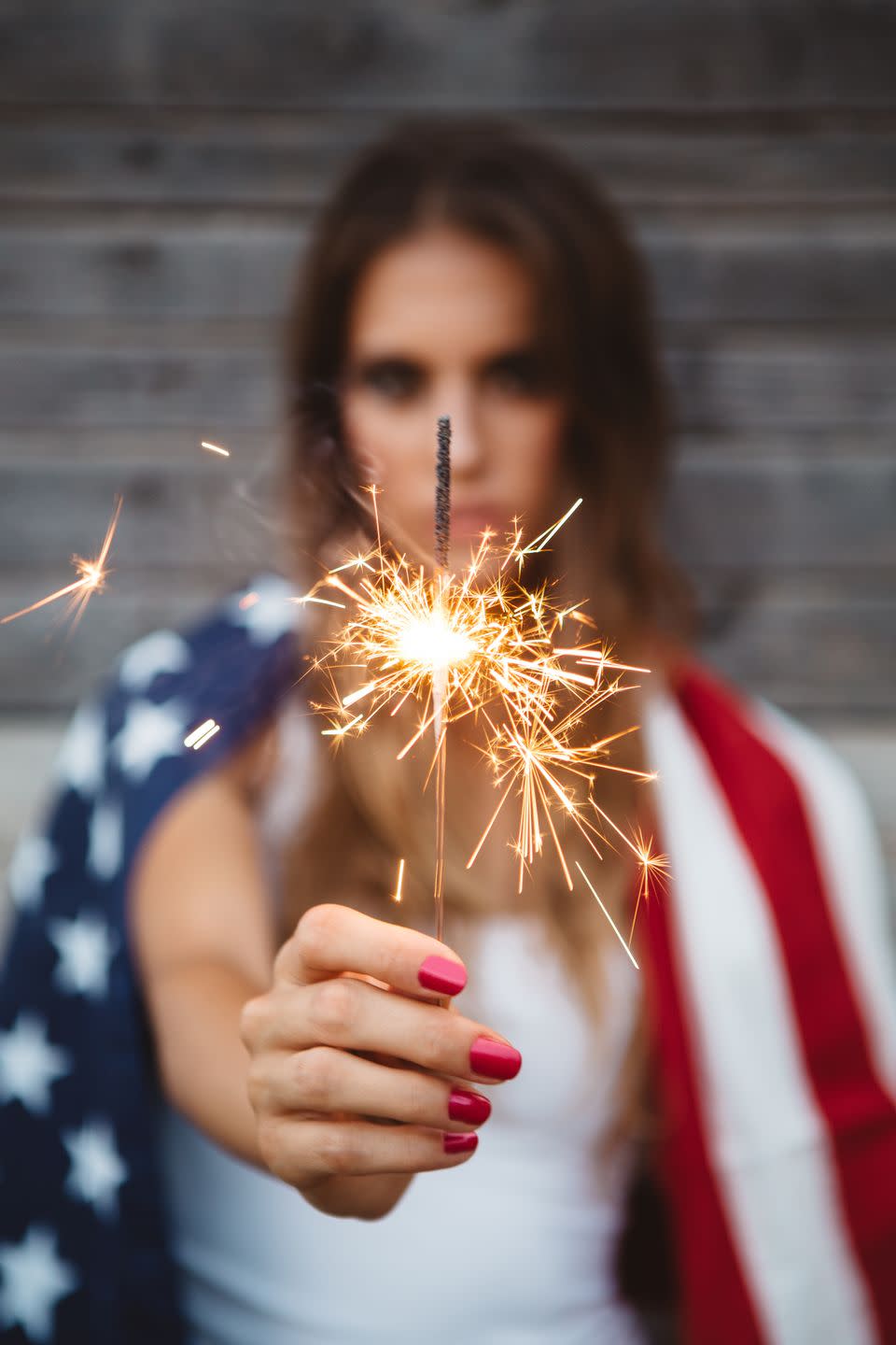 11) Light up some sparklers.