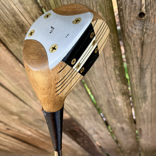 custom-made wooden golf club by todd dempsey