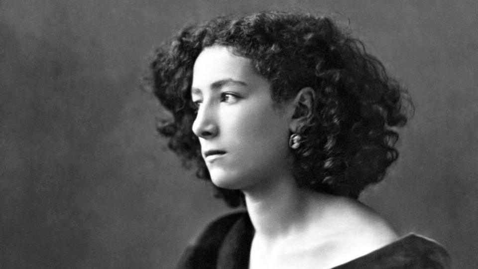 Foto de Sarah Bernhardt en 1864