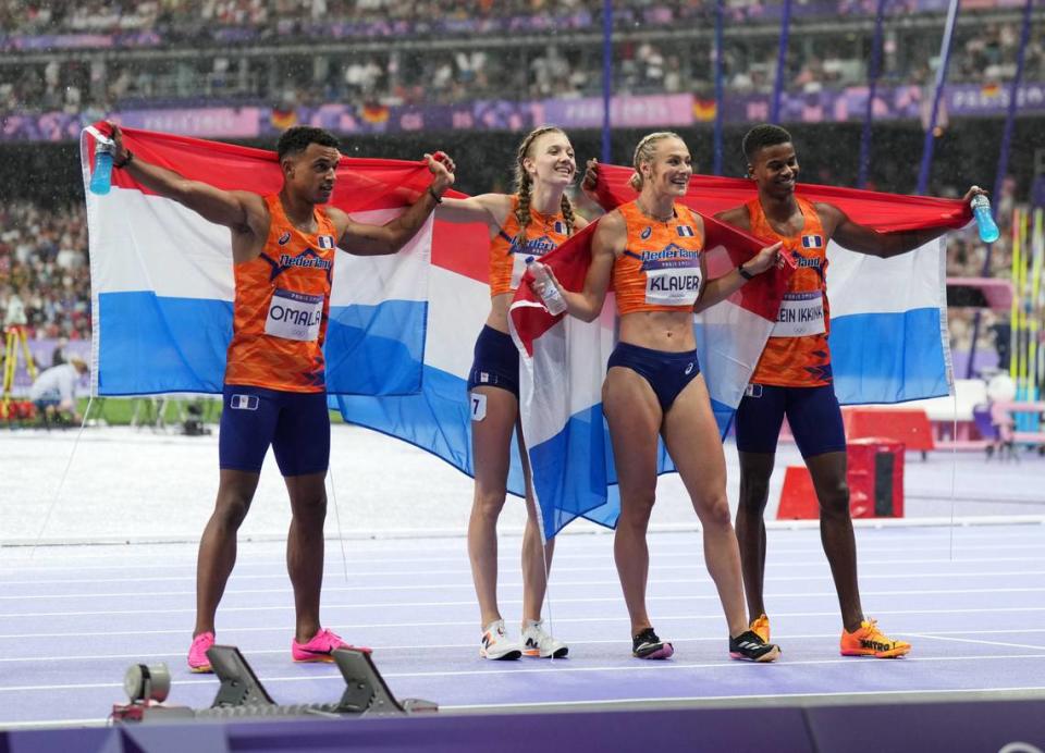 Kansas State Wildcats sprinter Eugene Omalla wins gold for Netherlands