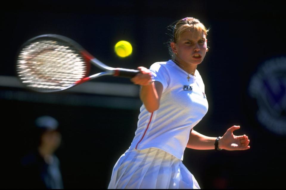 Dokic burst onto the tennis scene as a teenager at Wimbledon (Getty Images)