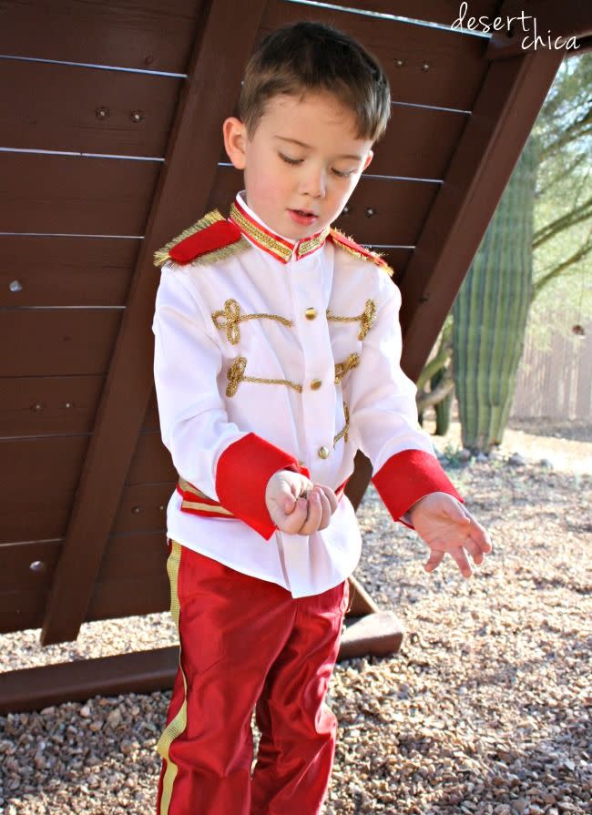 9) No Sew Prince Charming Costume