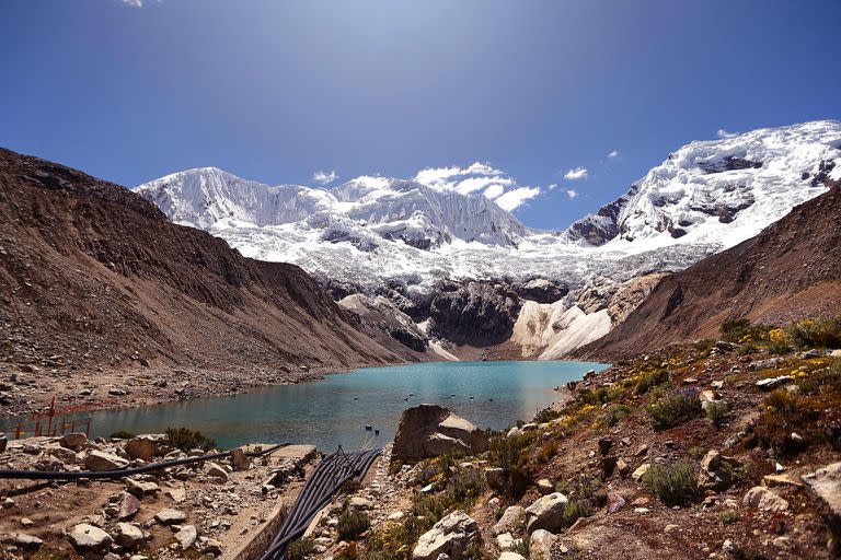 Parque Nacional Huascaran; Perú; mundo; Lago Palcacocha; Huaraz; Cordillera blanca;RWE energía alemnana; Andes peruanos; fotos del día