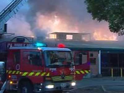 <p>Fire rips through Gepps Cross Hotel</p>