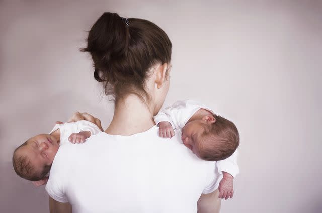 Peter Sherrard / Photographer's Choice / Getty Images Before your twins arrive, organize helpers for when you have your hands full.