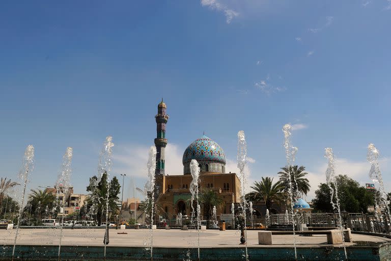 La mezquita de Ramadán, en Bagdad. (AHMAD AL-RUBAYE / AFP)