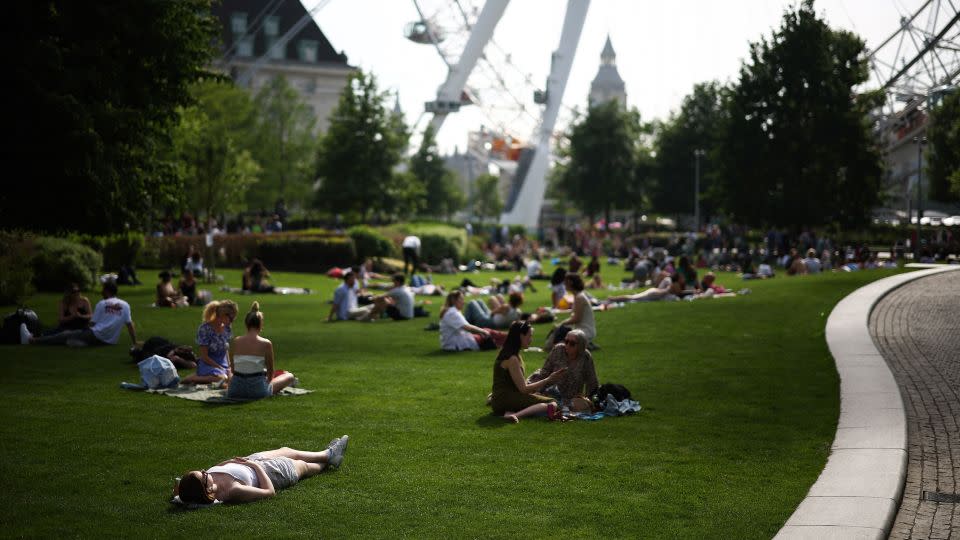 If you want to hang out in London's parks this summer, it may be best to stay outside the city and commute in. - Henry Nicholls/AFP/Getty Images