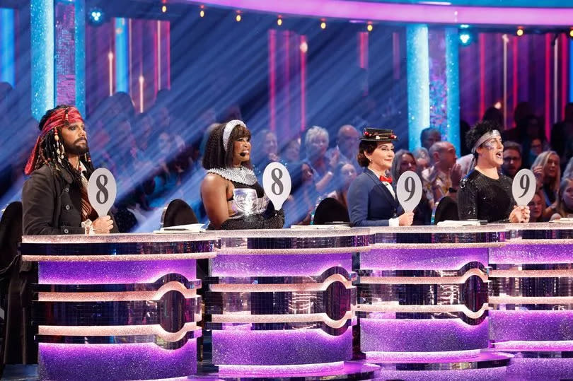 Strictly Come Dancing viewers noticed a 'distracting' addition to the judges' panel on Saturday