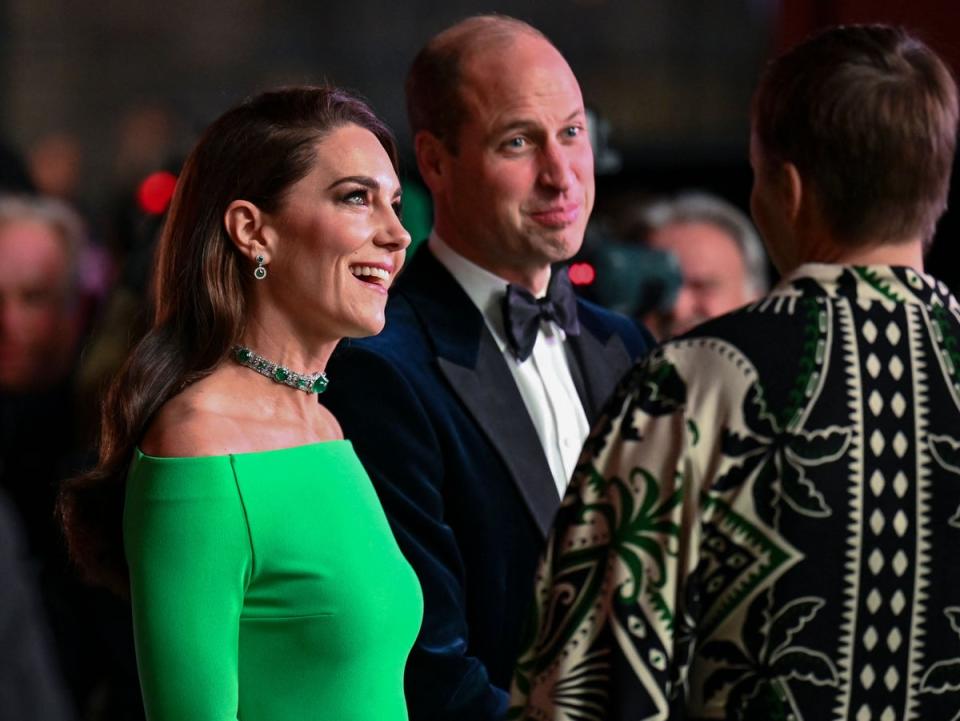 Prince William and Kate at the Earthshot Prize Awards Ceremony 2022 (AFP via Getty Images)