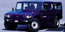 <p>The Mega Cruiser was basically a Japanese ripoff of the Hummer H1, with similar body lines and off-road capabilities. The street-legal civilian version was only sold in Japan, and in very small numbers. </p>
