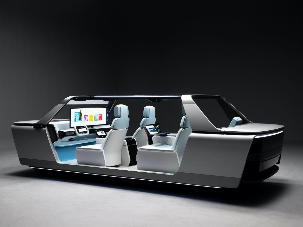 Samsung’s 2021 digital cockpit.