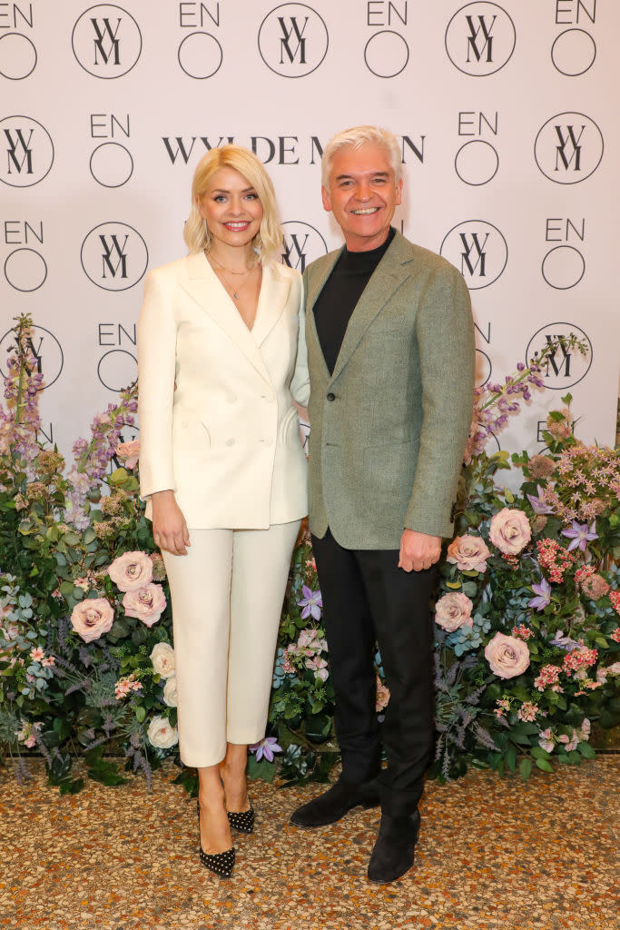 Phillip Schofield with co-host Holly Willoughby, pictured together in February 2022. (Getty Images)