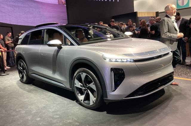 Lucid's Gravity electric SUV will have a max range of 440 miles