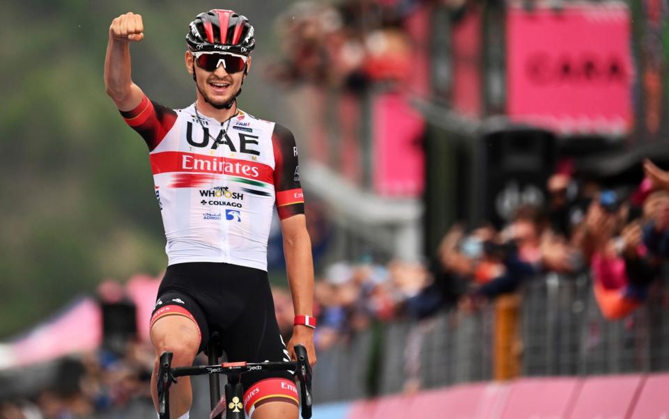 Alessandro Covi wins penultimate stage at Giro d'Italia as Jai Hindley rides into pink