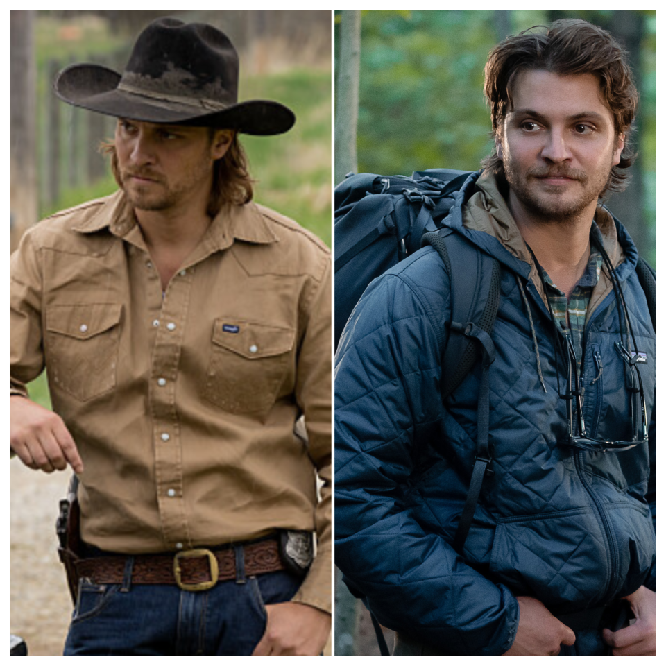 Luke Grimes as Kayce Dutton on "Yellowstone" and Jake in "Happiness for Beginners."