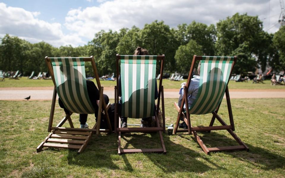 Deckchairs - Leon Neal/AFP