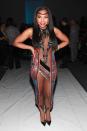 8. Ashanti -- in Falguni & Shane Peacock -- at Mercedes-Benz Fashion Week in NYC (2/12/2012)