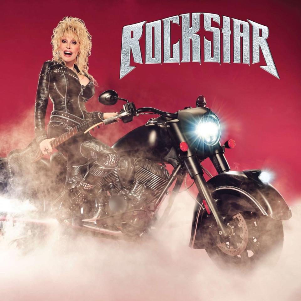 PHOTO: One of the album covers for Dolly Parton's new album 'ROCKSTAR,' 2023. (Vijat Mohindra)