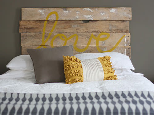 Wood Headboard