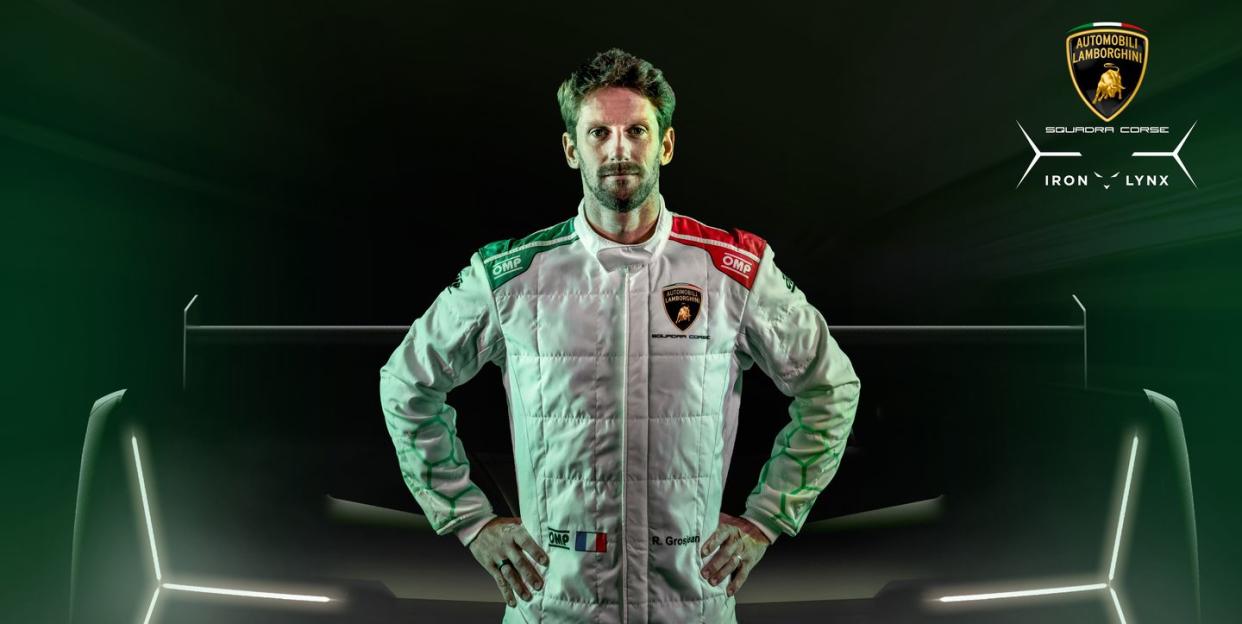 romain grosjean lamborghini