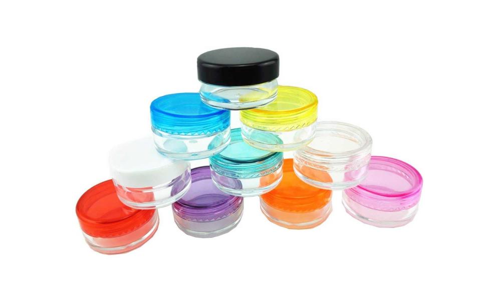 Set of 10 Cosmetic Containers