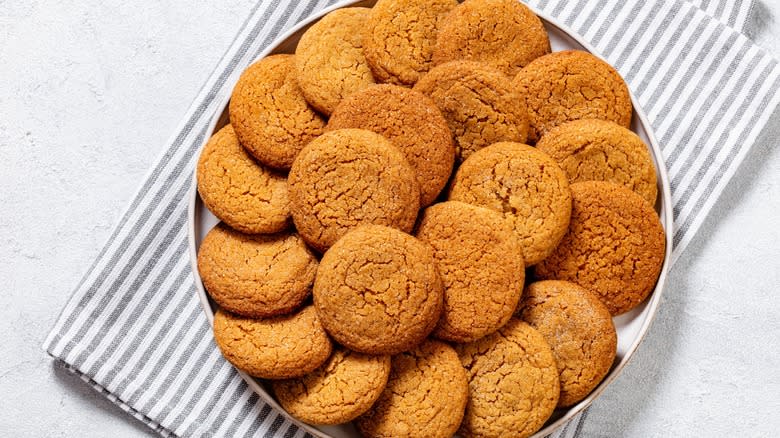 Cookies on plate