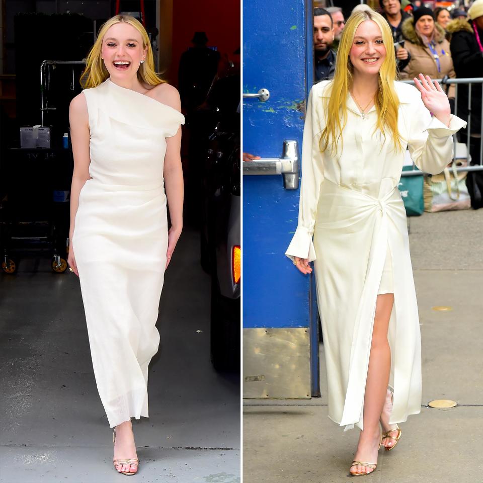 Dakota Fanning in White at Ripley Premiere