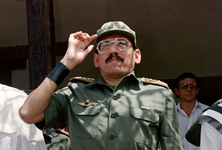 Humberto Ortega, brother and critic of President Daniel Ortega, once headed Nicaragua's army (-)