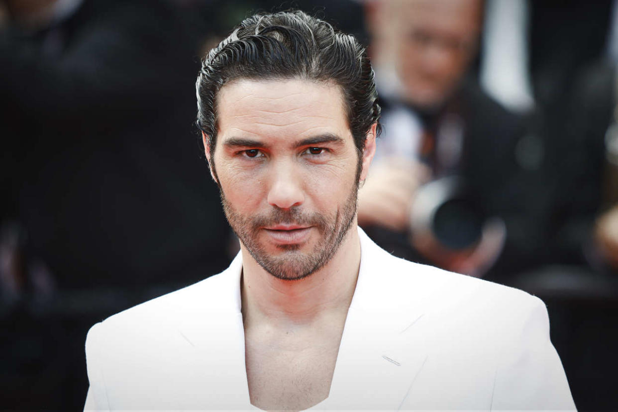 Tahar Rahim lors du 75e festival de Cannes le 24 mai 2022. (Photo by Laurent KOFFEL/Gamma-Rapho via Getty Images)