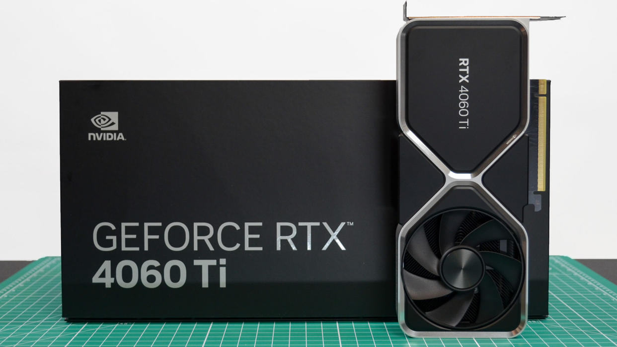  An Nvidia GeForce RTX 4060 Ti 