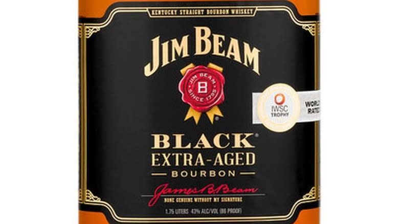 Jim Beam Black Label bottle