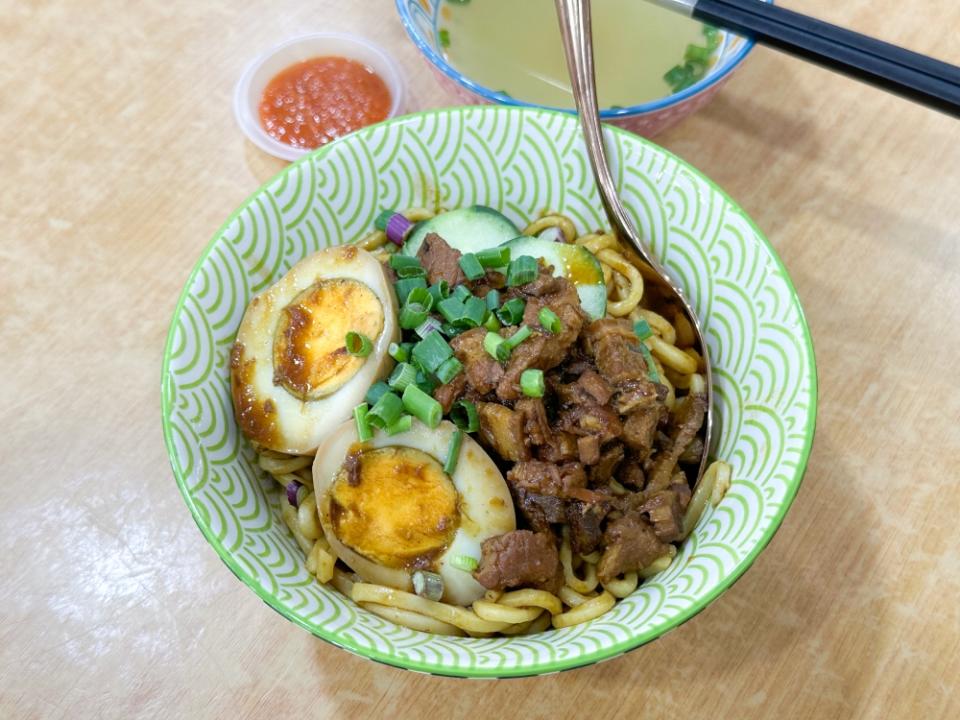 Classic Taiwan Braised Pork Ramen is the OG where the soft, braised pork belly pairs well with the smooth noodles.