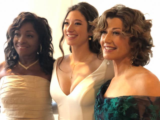 Jenny Gill Instagram Amy Grant and her daughter Sarah Besenius at Sarah's wedding.