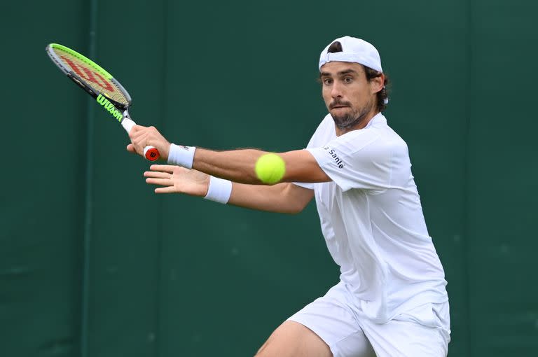 El bahiense Guido Pella se despidió en la primera ronda de Wimbledon. 