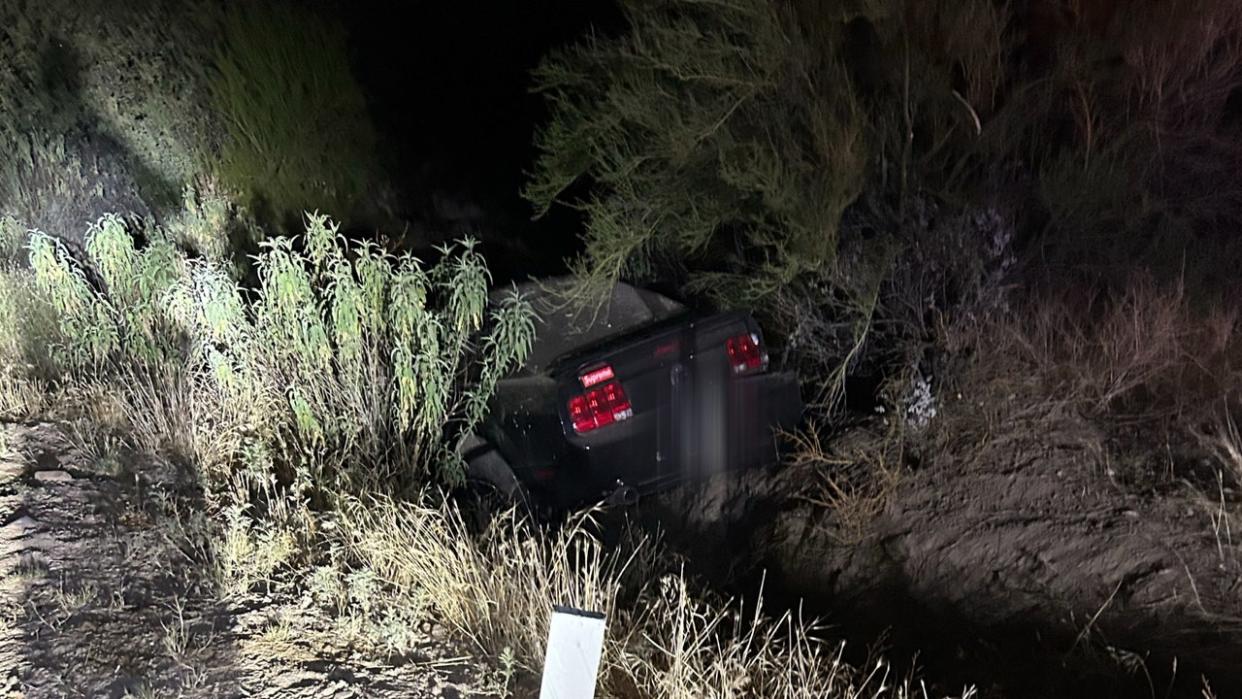 <div>A suspected DUI driver knocked out power to all of Black Canyon City during a crash on Aug. 27, the Yavapai County Sheriffs Office said. (YCSO)</div>