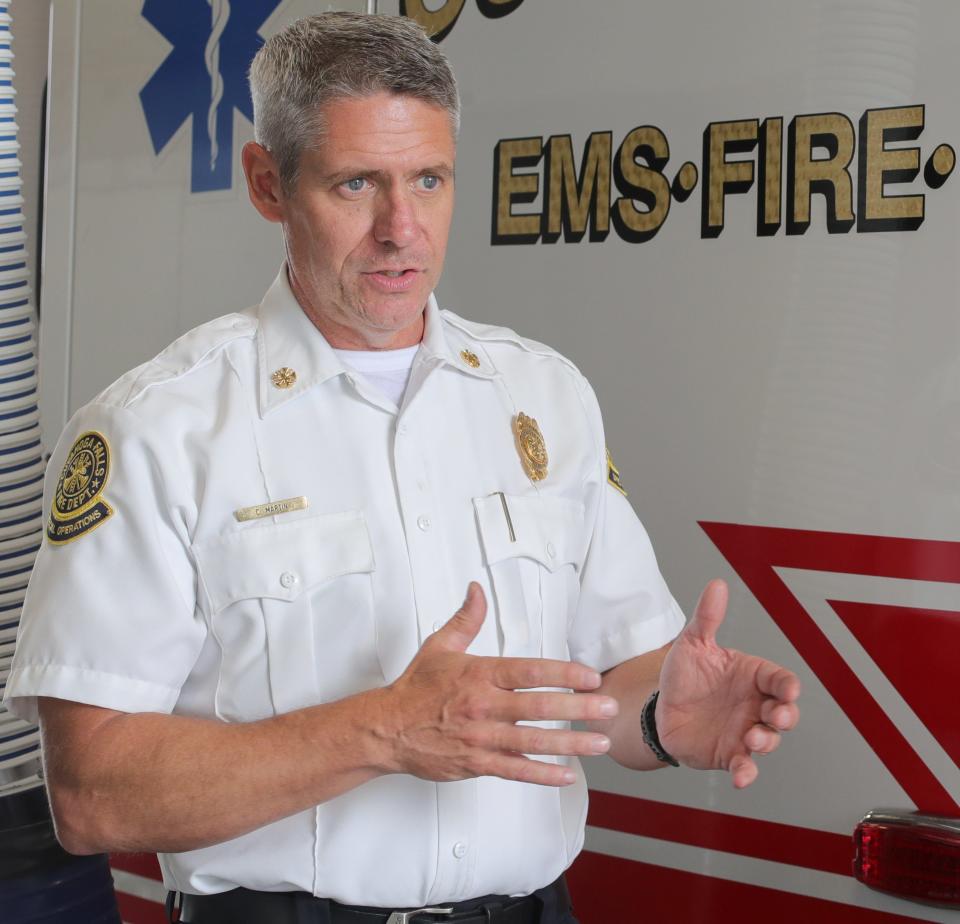 Cuyahoga Falls Fire Chief Chris Martin says his department is working with area senior residential facilities to help address the emergency medical needs of the community.