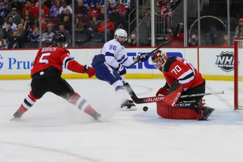 NHL: Tampa Bay Lightning at New Jersey Devils