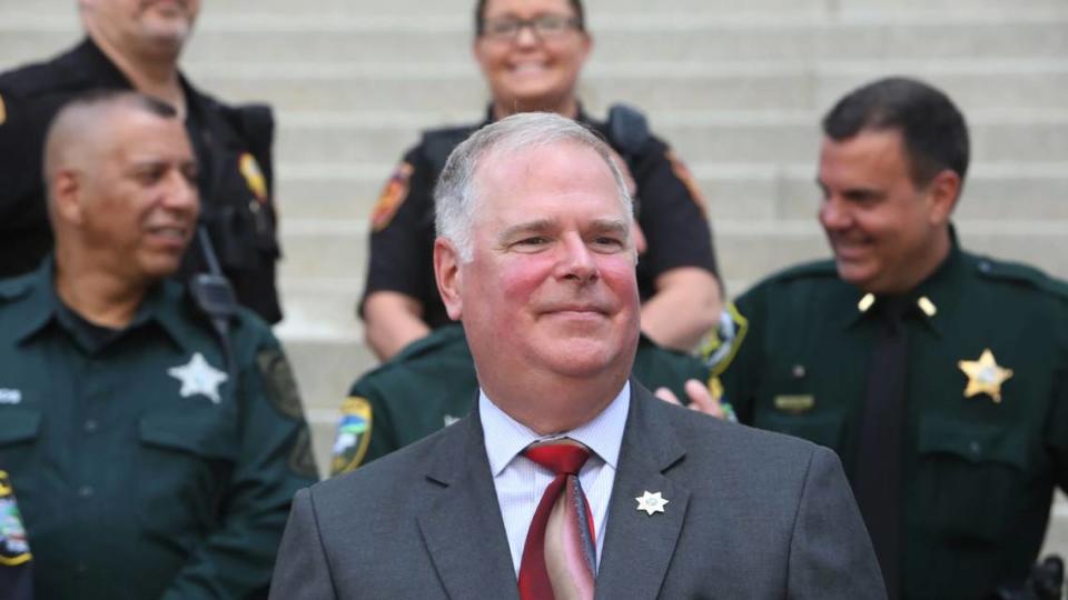 Mark. S, Inch, Secretary of the Florida Department of Corrections, at the Capitol, May, 1, 2019.