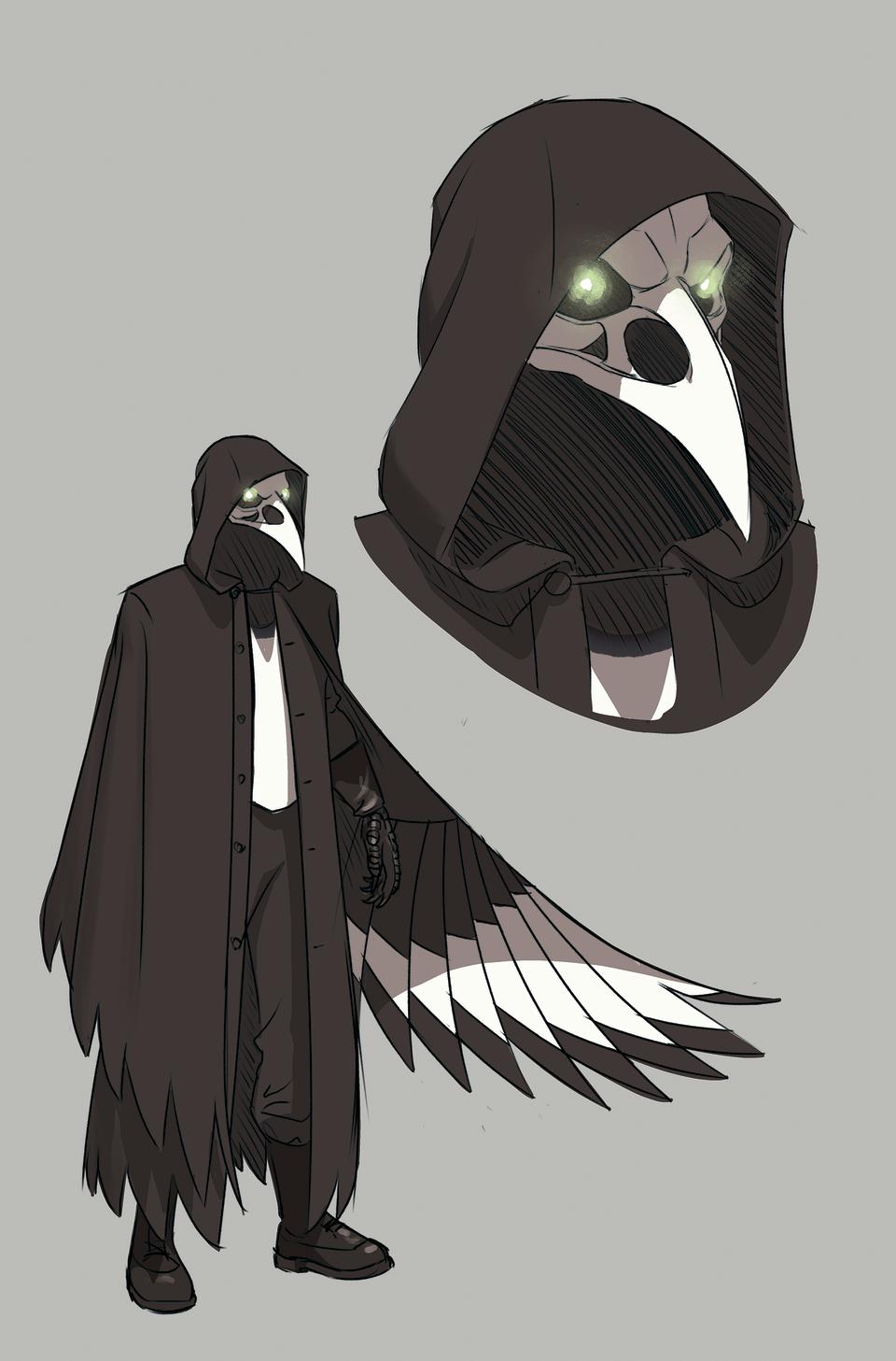 Character designs from One For Sorrow