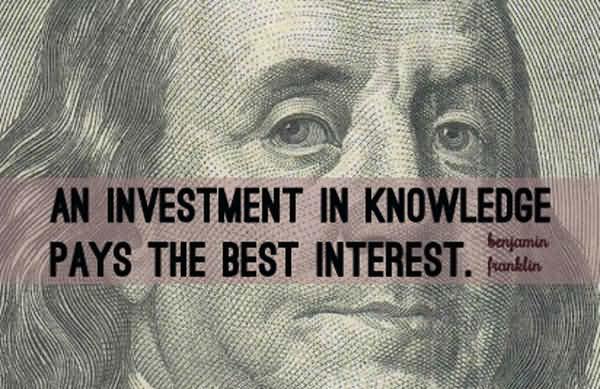 franklin knowledge investment quote