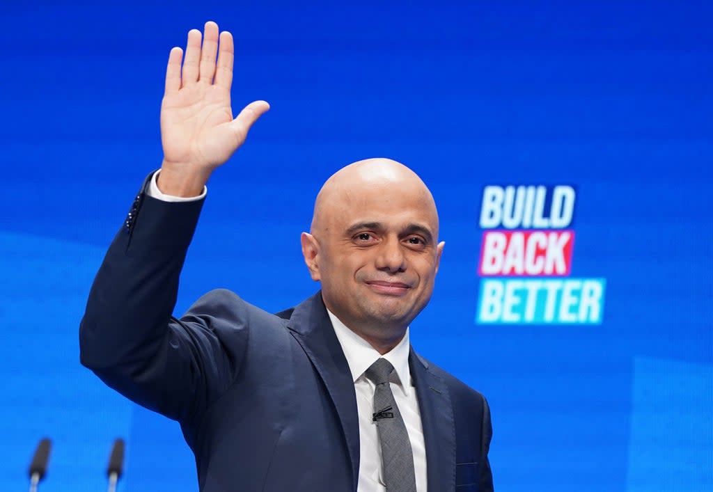 Health Secretary Sajid Javid during the Conservative Party Conference in Manchester (Stefan Rousseau/PA) (PA Wire)