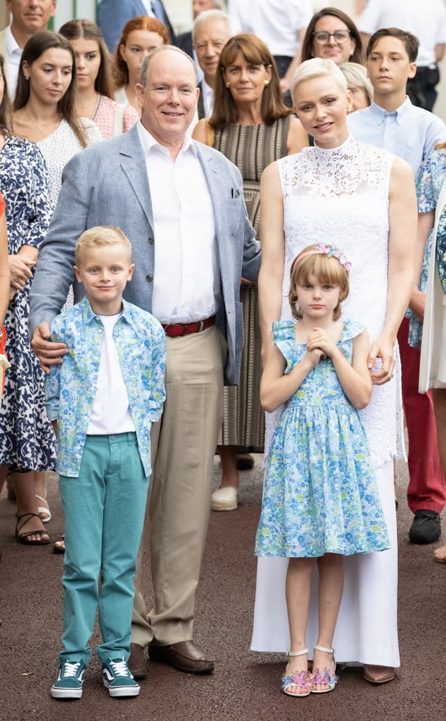 Prince Albert II of Monaco, Princess Gabriella, Princess Charlene of Monaco, Jacques, Prince of Monaco