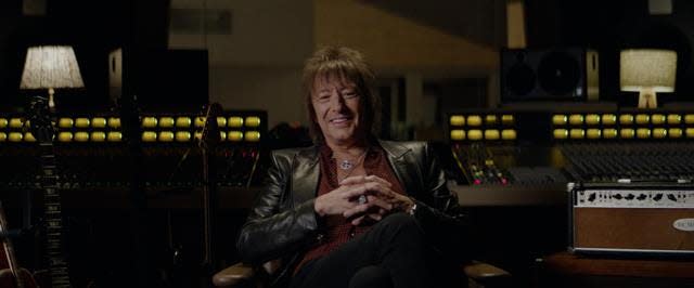 Original Bon Jovi guitarist Richie Sambora talks candidly about his departure from the band in "Thank You, Goodnight: The Bon Jovi Story," which arrives on Hulu April 26, 2024.