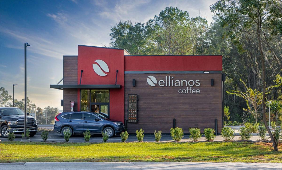 Ellianos Coffee Co.: Dual drive-thru coffee stand open in Jacksonville