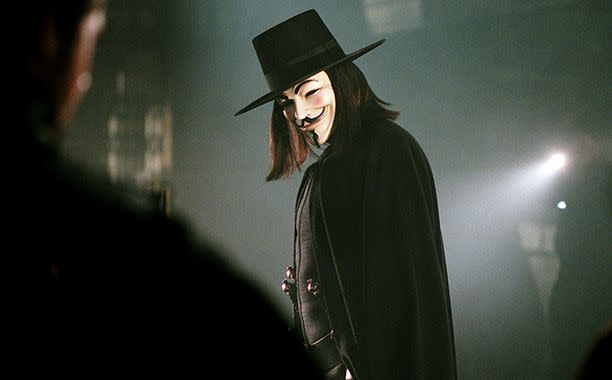 David Appleby Hugo Weaving in 'V for Vendetta'