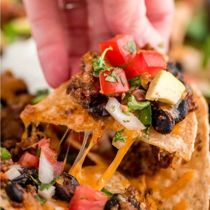 <p>Lil’ Luna</p><p>It’s super easy to make and tastes amazing.</p><p><strong>Get the recipe: </strong><a href="https://lilluna.com/loaded-nachos/" rel="nofollow noopener" target="_blank" data-ylk="slk:Loaded Nachos;elm:context_link;itc:0;sec:content-canvas" class="link "><strong>Loaded Nachos </strong></a></p><p><strong>Related: <a href="https://www.yahoo.com/lifestyle/42-easy-mexican-crock-pot-224705152.html" data-ylk="slk:42 Best Mexican Crock Pot Recipes & Casseroles;elm:context_link;itc:0;sec:content-canvas;outcm:mb_qualified_link;_E:mb_qualified_link;ct:story;" class="link  yahoo-link">42 Best Mexican Crock Pot Recipes & Casseroles</a></strong></p>