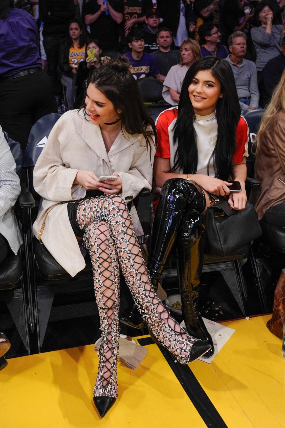 <p>These lace-up boots were FIERCE. [Photo: Getty] </p>