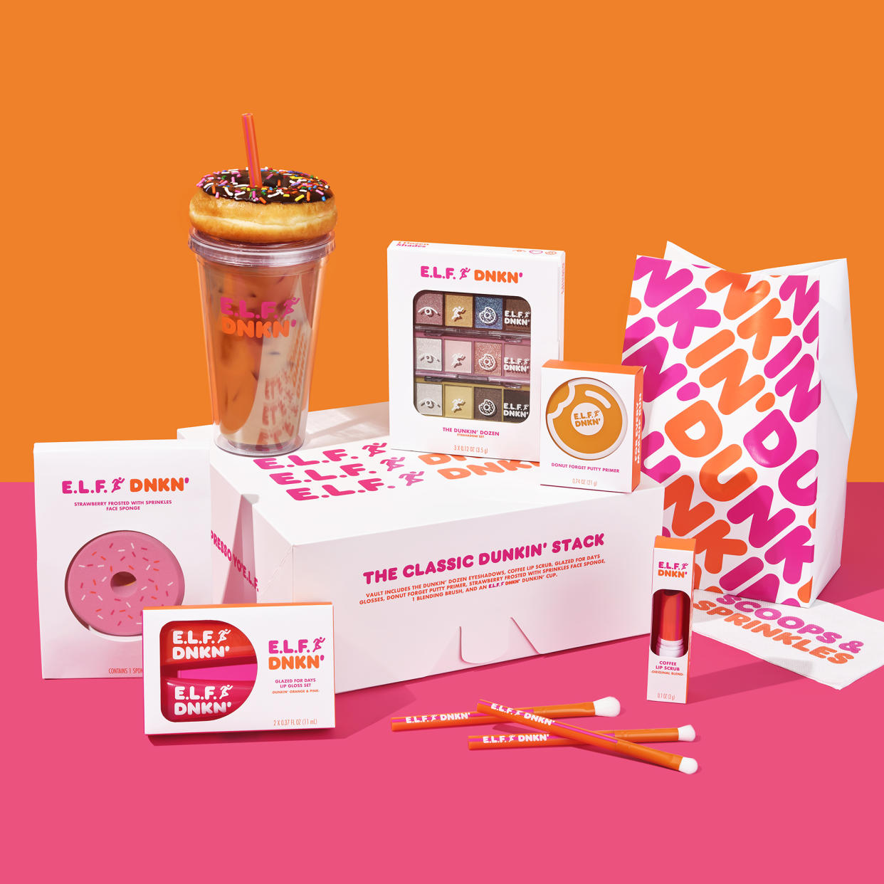 e.l.f. x Dunkin’ makeup & beauty collection (Courtesy: Davide Luciano)